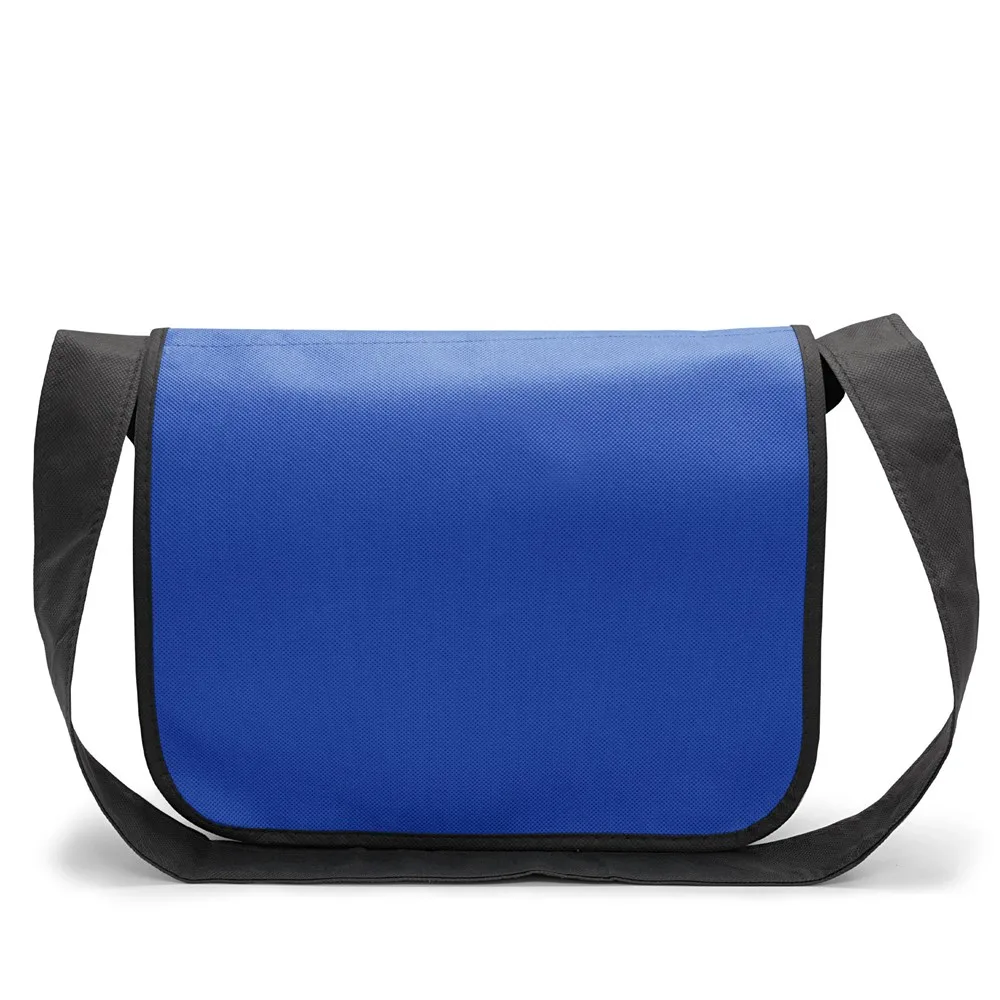 Messenger Bag College bedrucken reißfest Vlies groß