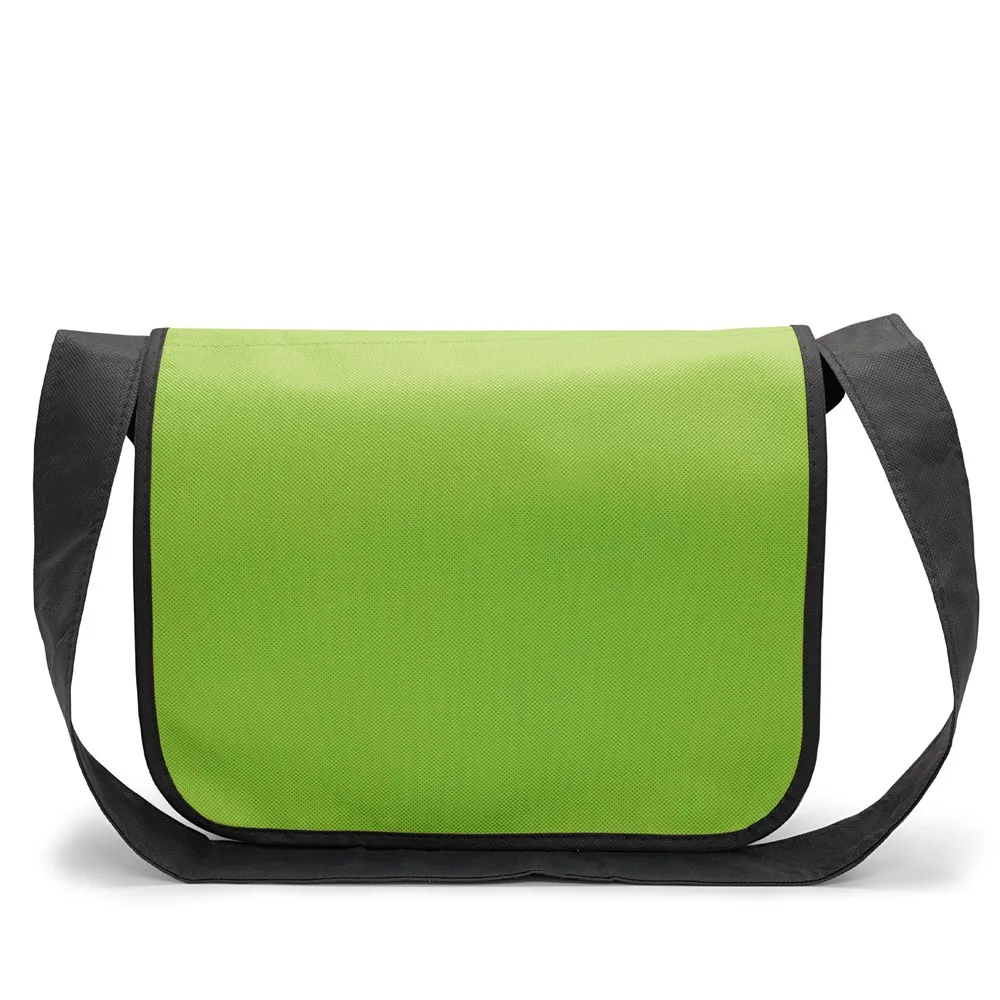 Messenger Bag College bedrucken reißfest Vlies groß