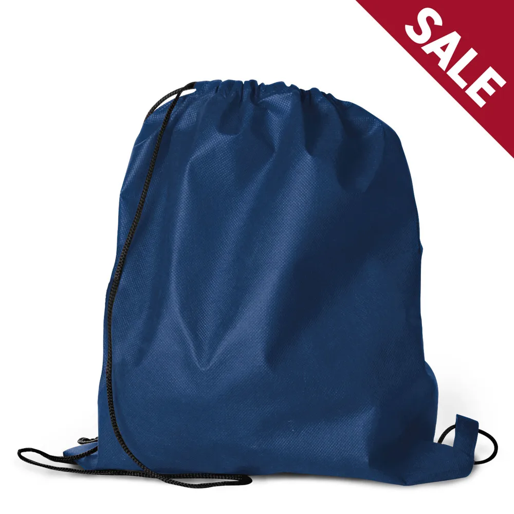 OSLO Rugzaktas met trekkoord marineblauw - Hidalgo-werbeartikel OSLO – Rugzak/tas met trekkoord, marineblauw