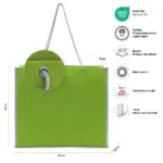 MILANO – Shopper met zilveren koordhandvatten — productfoto 9