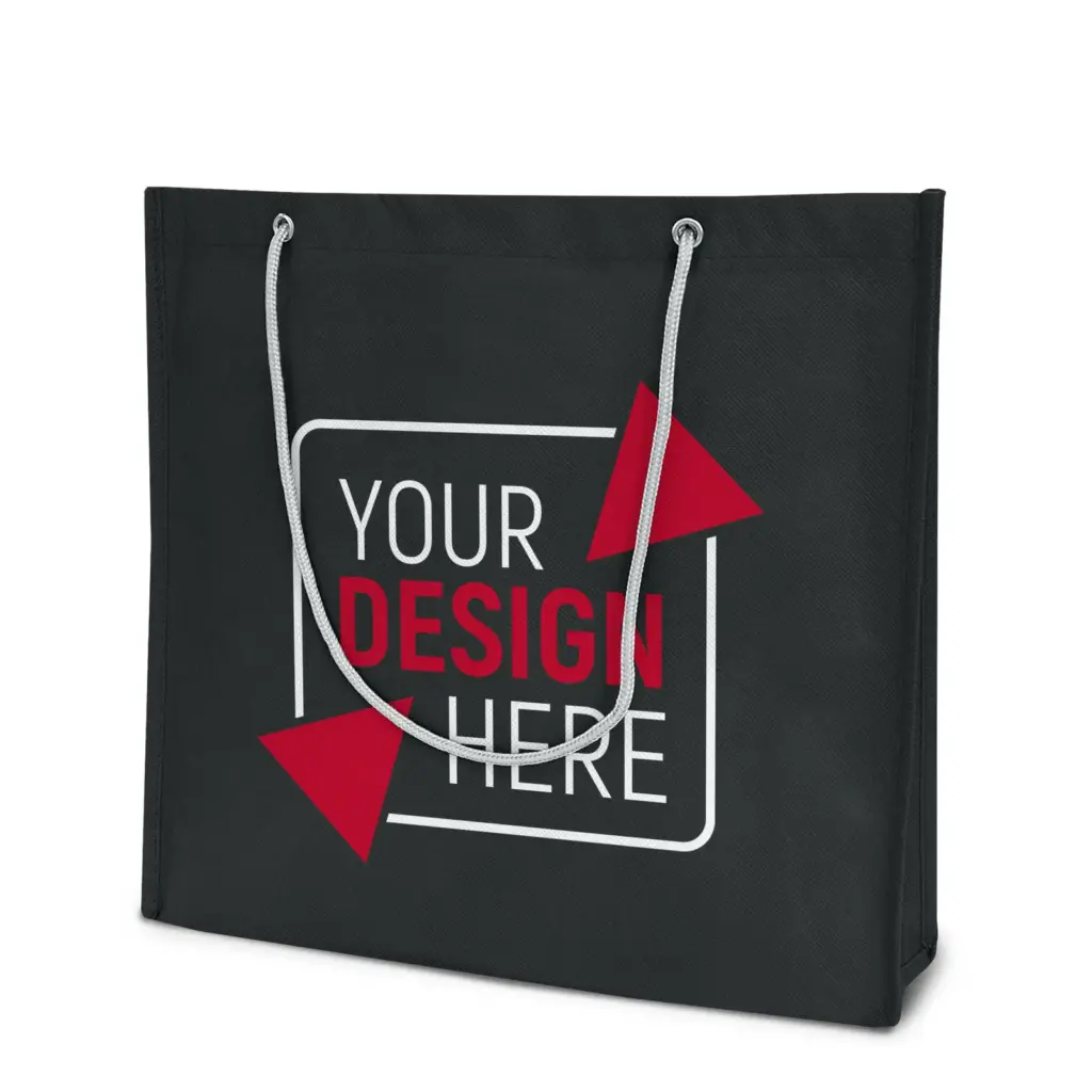 MILANO – Tote bag with silver cord handles