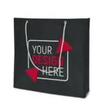 MILANO – Tote bag with silver cord handles