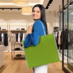 MILANO – Shopper met zilveren koordhandvatten — productfoto 19