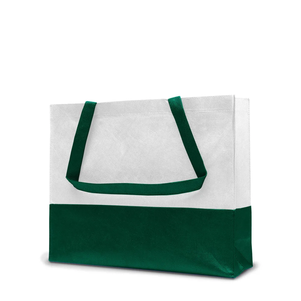 Custom Printed Roma Non Woven Shopper Bottom Gusset Medium