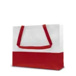 Custom Printed Roma Non Woven Shopper Bottom Gusset Medium