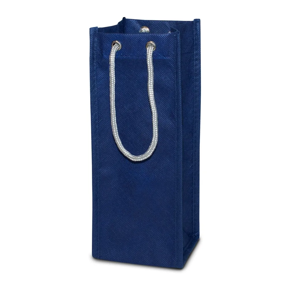FLORENZ Flesentas met zilveren koordhandvatten marineblauw - Hidalgo FLORENZ – Flesentas met zilveren koordhandvatten, marineblauw