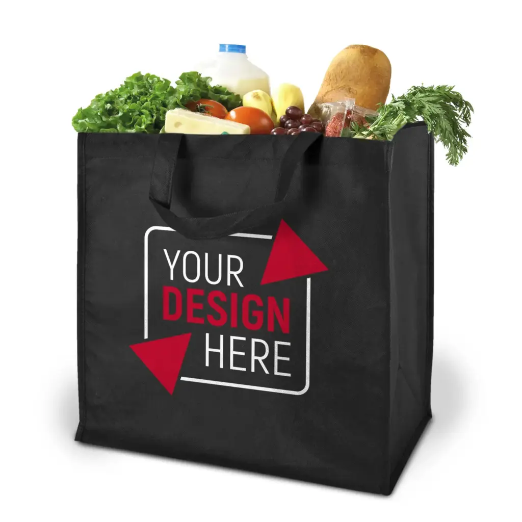 MOSKAU – Big tote bag with bottom and side folds
