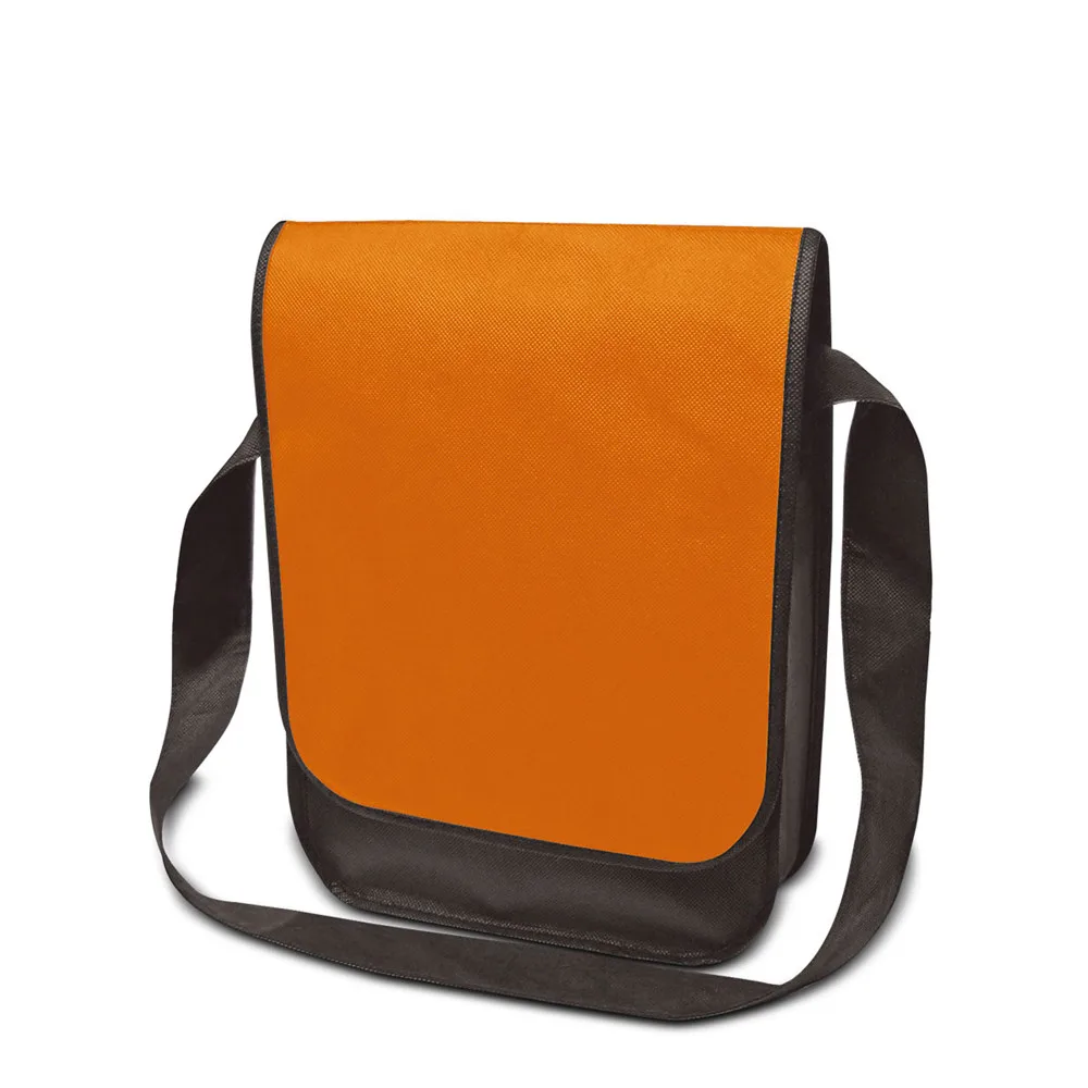 DUBLIN – Schoudertas met schouderriem, orange/zwart