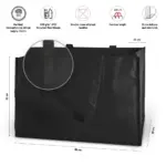 TURIN Grote tas gemaakt van gerecycled PET rPET productfoto 8 - Hidalgo-werbeartikel TURIN – Grote tas gemaakt van gerecycled PET (rPET) — productfoto 8