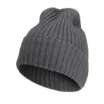Nilton's Gebreide muts, 100% Merinowol, donkergrijs (pms cool grey 11c) / donkergrijs