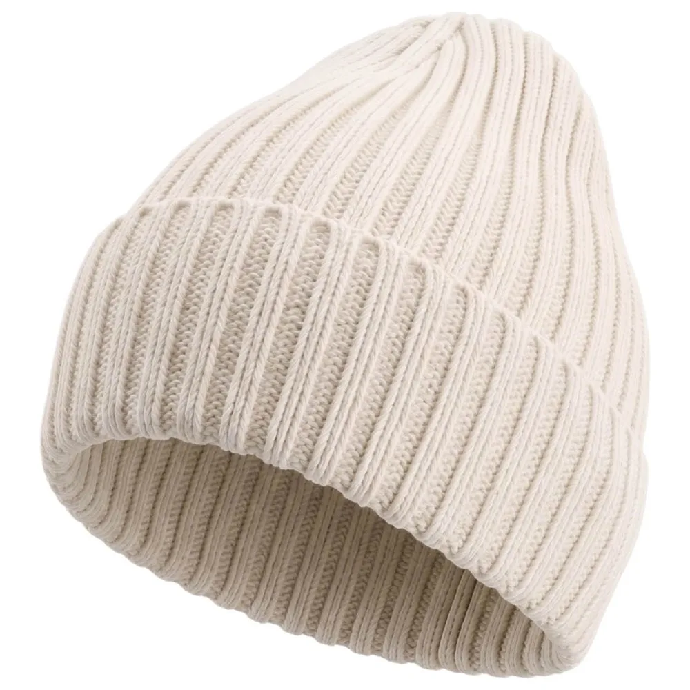 Gebreide muts 15 Merino wol gebroken wit off white gebroken wit - Hidalgo-werbeartikel Gebreide muts, 15% Merino wol, gebroken wit (off white) / gebroken wit