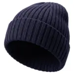 Gebreide muts 15 Merino wol navy pms533c navy - Hidalgo-werbeartikel Gebreide muts, 15% Merino wol, navy (pms533c) / navy