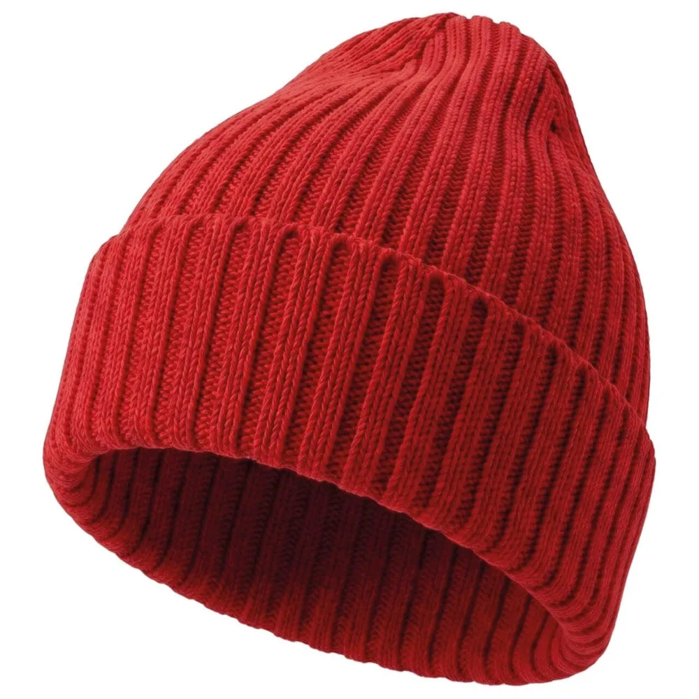 Niltons Gebreide muts 15 Merinowol rood pms 200c rood - Hidalgo-werbeartikel Nilton's Gebreide muts, 15% Merinowol, rood (pms 200c) / rood