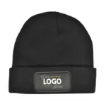 Gebreide muts met label 100% rPET — productfoto 2