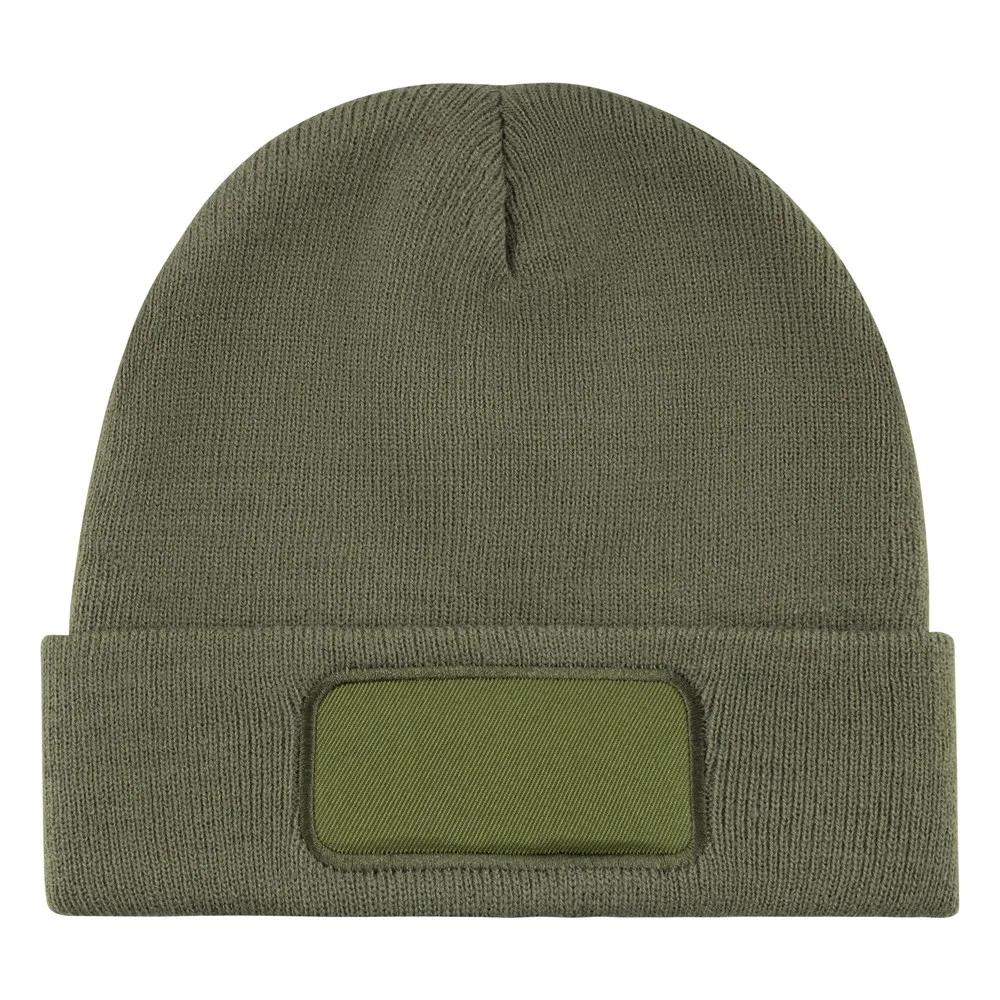 Gebreide muts met label — productfoto 1
