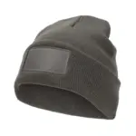 Nilton's Gebreide muts met label, donkergrijs (pms cool grey 11c) / donkergrijs