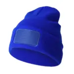 Nilton's Gebreide muts met label, kobaltblauw (pms 286c) / kobaltblauw