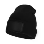 Nilton's Gebreide muts met label, zwart (black) / zwart