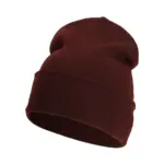 Recycled rPET branded beanie custom logo for promotion.