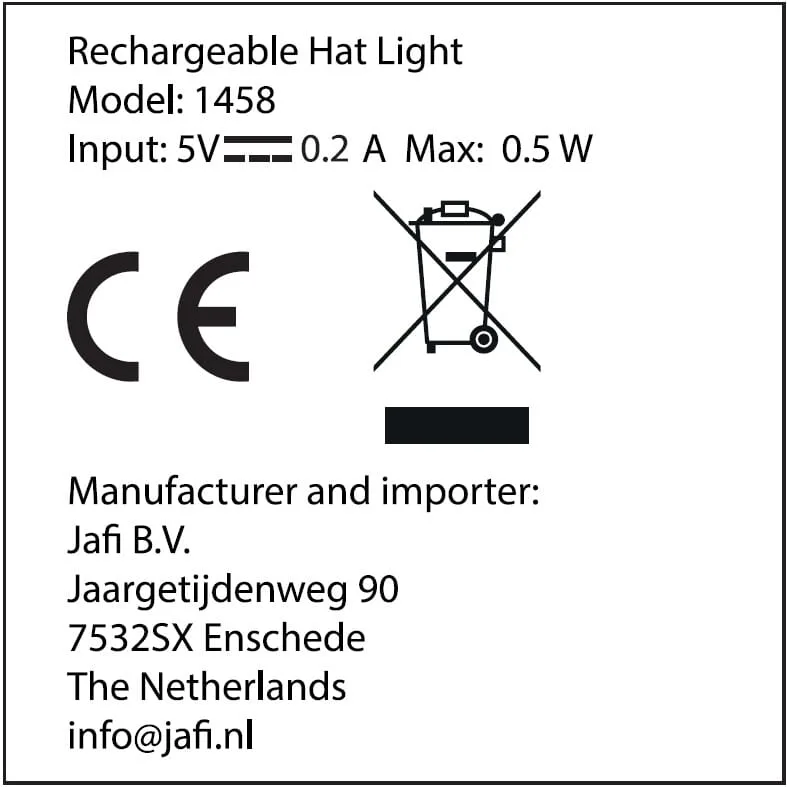 Gebreide muts met ledlamp — productfoto 3