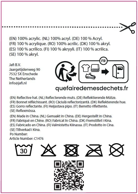 Gebreide muts met Thinsulate productfoto 3 - Hidalgo-werbeartikel Gebreide muts met Thinsulate — productfoto 3