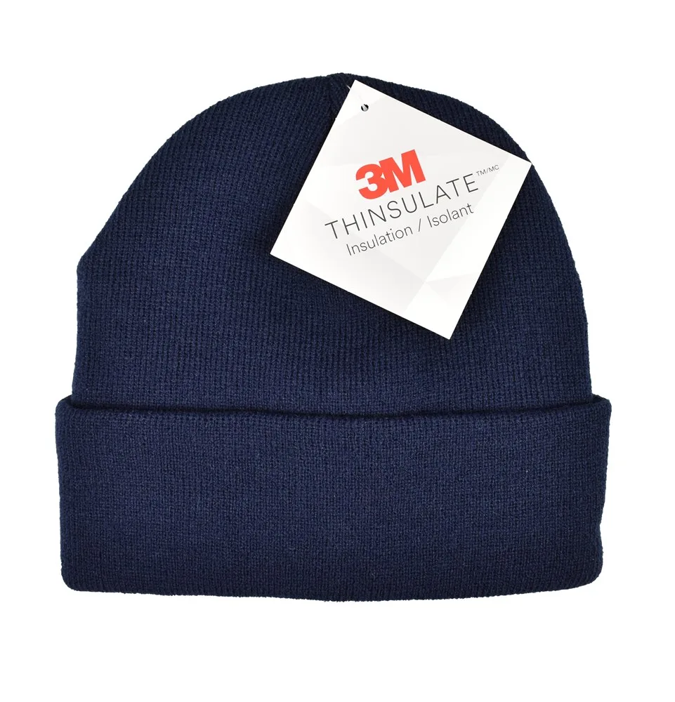 Gebreide muts met Thinsulate navy pms 533c navy - Hidalgo-werbeartikel Gebreide muts met Thinsulate, navy (pms 533c) / navy