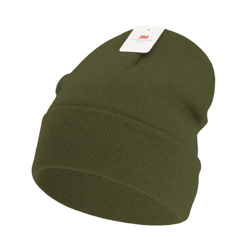 Niltons Gebreide muts met Thinsulate olijfgroen pms 7764c olijfgroen - Hidalgo-werbeartikel Nilton's Gebreide muts met Thinsulate, olijfgroen (pms 7764c) / olijfgroen