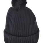 Grof gebreide muts met pompom - Hidalgo Grof gebreide muts met pompom
