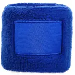 Polsband met label kobaltblauw pms 286c kobaltblauw - Hidalgo-werbeartikel Polsband met label, kobaltblauw (pms 286c) / kobaltblauw