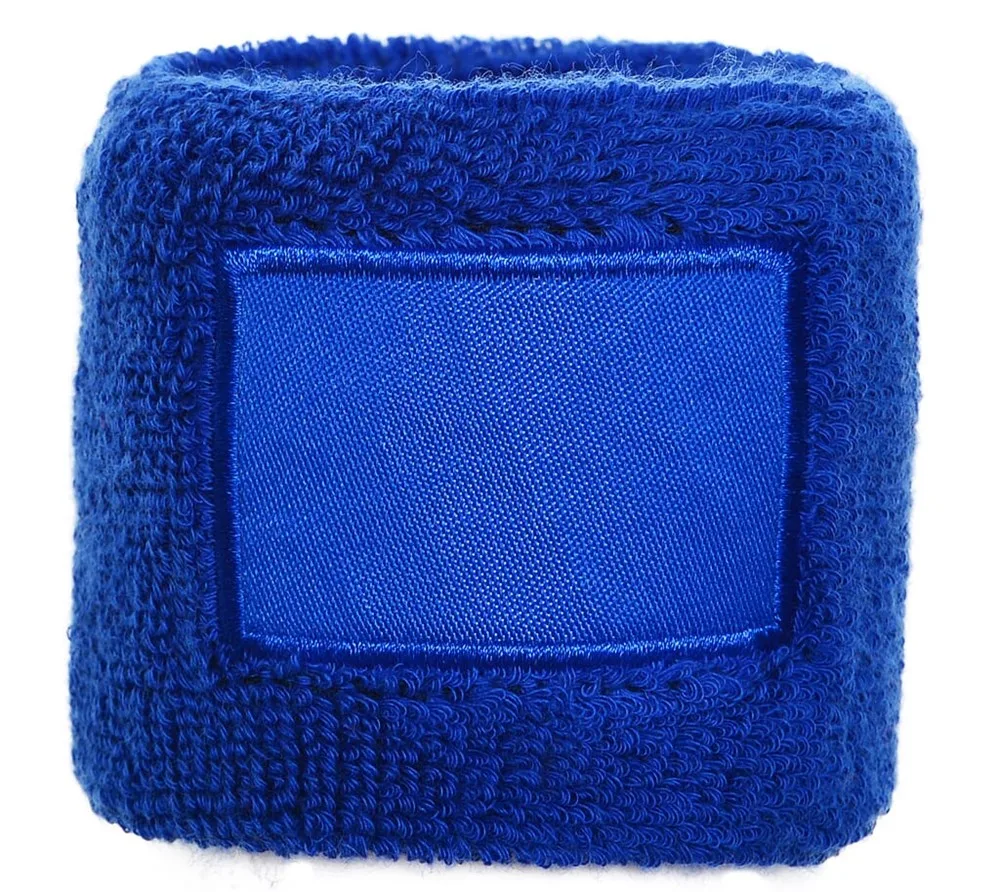 Polsband met label kobaltblauw pms 286c kobaltblauw - Hidalgo-werbeartikel Polsband met label, kobaltblauw (pms 286c) / kobaltblauw