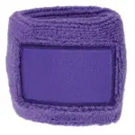 Polsband met label paars pms 268c paars - Hidalgo-werbeartikel Polsband met label, paars (pms 268c) / paars