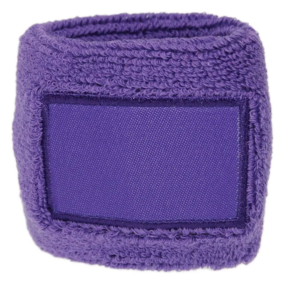 Polsband met label paars pms 268c paars - Hidalgo-werbeartikel Polsband met label, paars (pms 268c) / paars