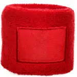 Polsband met label rood pms 199c rood - Hidalgo-werbeartikel Polsband met label, rood (pms 199c) / rood