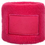 Polsband met label roze pms 212c roze - Hidalgo-werbeartikel Polsband met label, roze (pms 212c) / roze