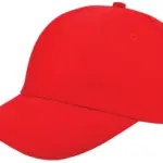 Turned brushed cap, rood (pms 199c) / rood