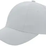 Turned brushed cap, wit (white) / wit