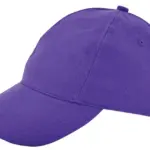 Kinder brushed promo cap, paars (pms 268c) / paars