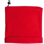 Ski col fleece rood pms 199c rood - Hidalgo-werbeartikel Ski col fleece, rood (pms 199c) / rood
