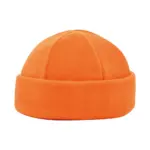 Fleece muts 6 panelen, oranje (pms 165c) / oranje