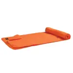 Fleece sjaal deluxe oranje pms 165c oranje - Hidalgo-werbeartikel Fleece sjaal deluxe, oranje (pms 165c) / oranje