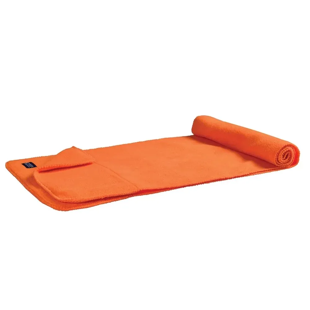 Fleece sjaal deluxe oranje pms 165c oranje - Hidalgo-werbeartikel Fleece sjaal deluxe, oranje (pms 165c) / oranje