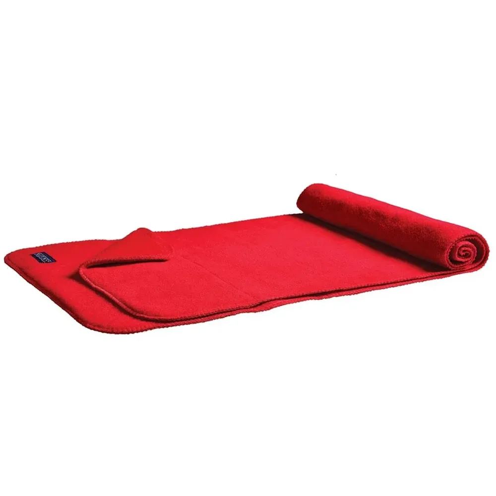 Fleece sjaal deluxe rood pms 199c rood - Hidalgo-werbeartikel Fleece sjaal deluxe, rood (pms 199c) / rood