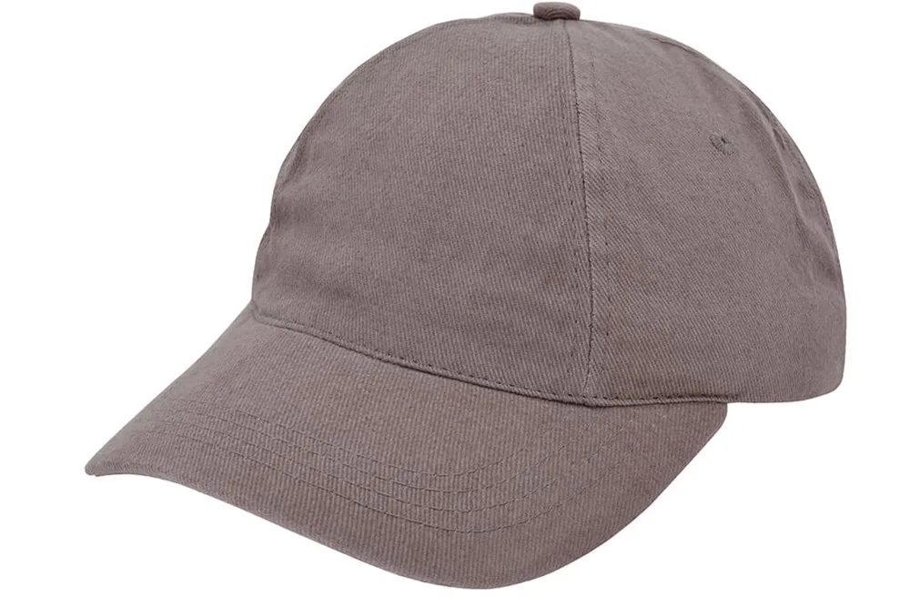 Brushed promo cap donkergrijs pms cool gray 11c donkergrijs - Hidalgo-werbeartikel Brushed promo cap, donkergrijs (pms cool gray 11c) / donkergrijs