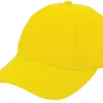 Brushed promo cap geel pms 101c geel - Hidalgo-werbeartikel Brushed promo cap, geel (pms 101c) / geel