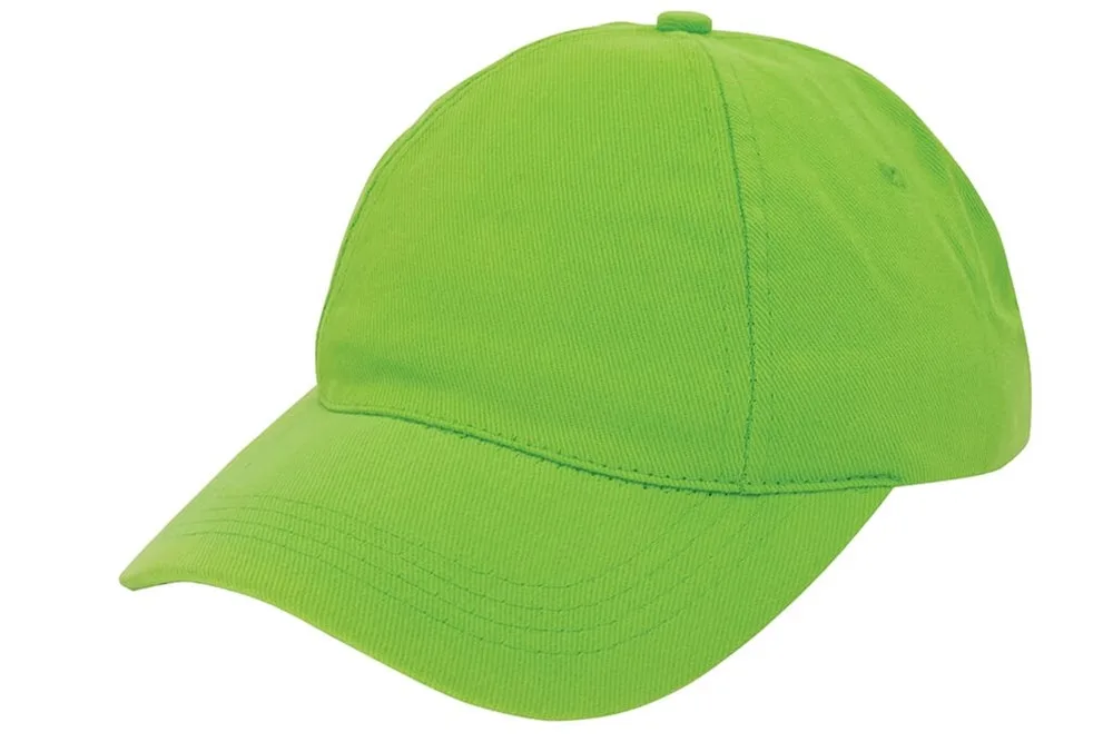 Brushed promo cap groen pms 7488c groen - Hidalgo-werbeartikel Brushed promo cap, groen (pms 7488c) / groen