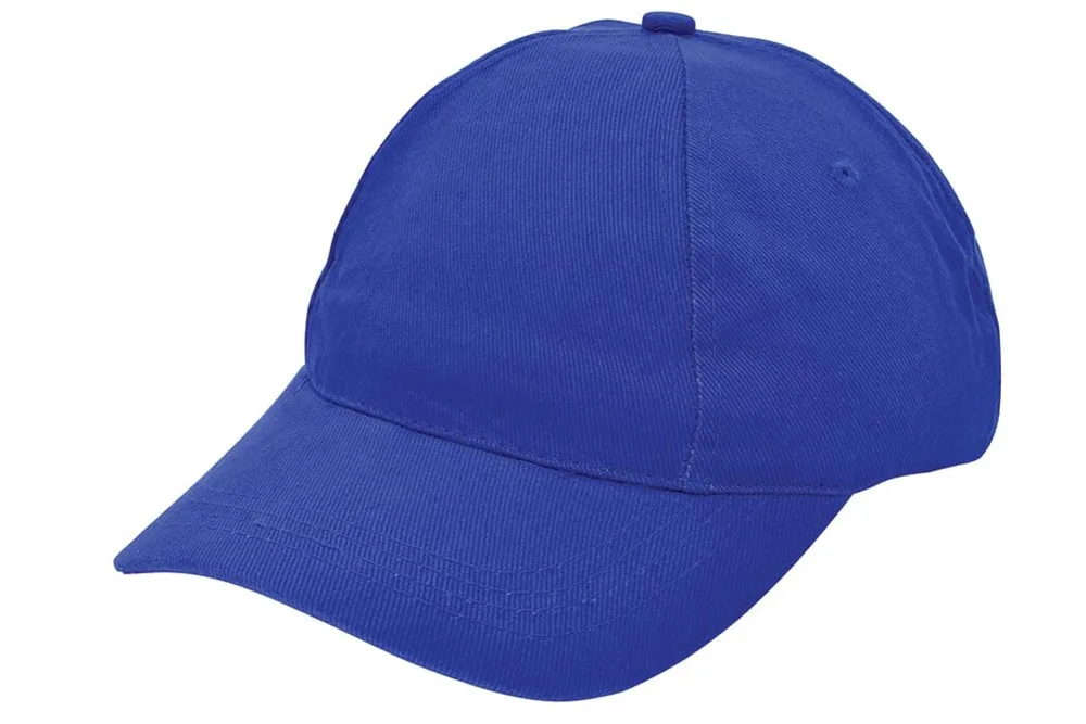 Brushed promo cap kobaltblauw 476c kobaltblauw - Hidalgo-werbeartikel Brushed promo cap, kobaltblauw (476c) / kobaltblauw