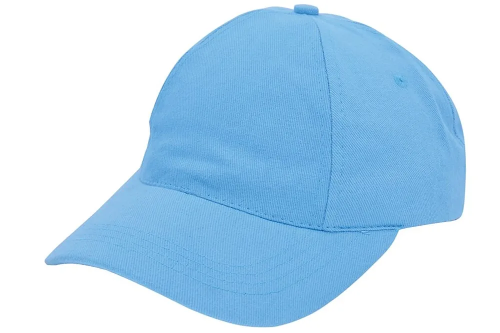 Brushed promo cap lichtblauw pms 292c lichtblauw - Hidalgo-werbeartikel Brushed promo cap, lichtblauw (pms 292c) / lichtblauw