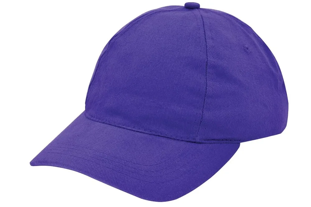 Brushed promo cap paars pms 268c paars - Hidalgo-werbeartikel Brushed promo cap, paars (pms 268c) / paars