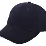 Heavy brushed cap met ledverlichting, navy (pms 533c) / wit