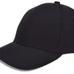 Canvas sandwich cap, zwart (black) / grijs